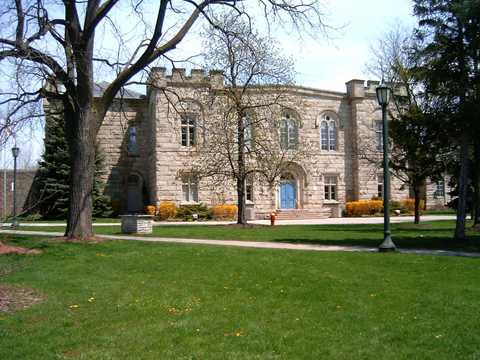 Milton Town Hall, a stone building in Old Milton